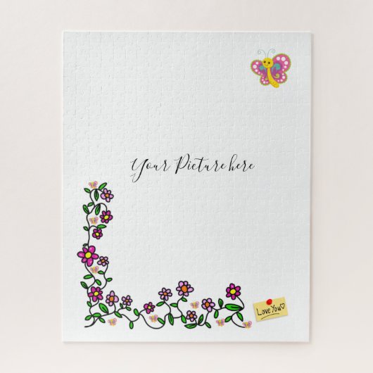 パズルフローラ蝶 ジグソーパズル (縦)