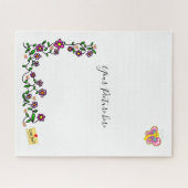 パズルフローラ蝶 ジグソーパズル (横)