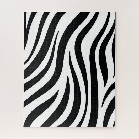 パズルブラック&ホワイトレオパード ジグソーパズル (縦)