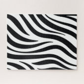 パズルブラック&ホワイトレオパード ジグソーパズル (横)