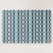 パズルブルーグレイ難しい！ ジグソーパズル (横)