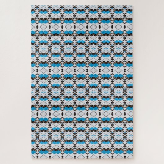 パズルブルーグレイ難しい！ ジグソーパズル (縦)