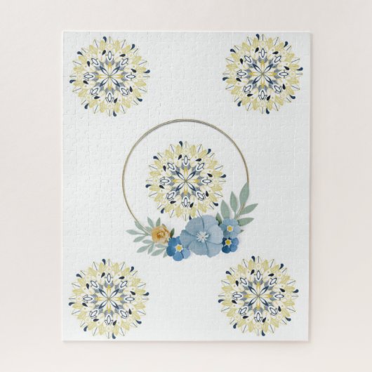 パズルブルーマンダラ ジグソーパズル (縦)