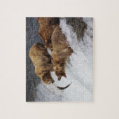 パズルベア魚釣りジグソーパズル ジグソーパズル (縦)