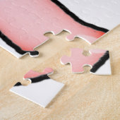 パズルベビーガールパステルストライプ ジグソーパズル (側面)