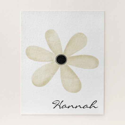 パズルベージュフラワーフローラ ジグソーパズル (縦)