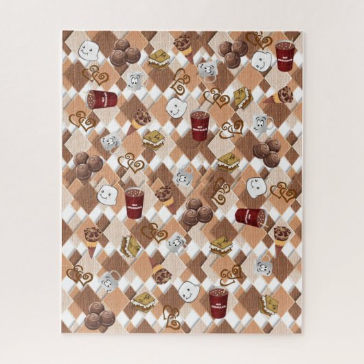 パズルホットチョコレートマシュマロ ジグソーパズル (縦)