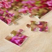 パズルホワイトデイジードーブピンクフローラ ジグソーパズル (側面)