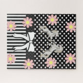 パズルホースフローラ水玉模様 ジグソーパズル (横)