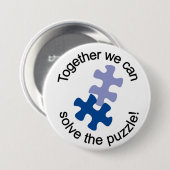 パズルボタンを解決して下さい 缶バッジ (正面&裏面)