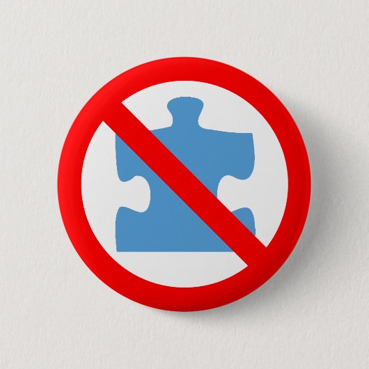 パズルボタン無し 缶バッジ (正面)