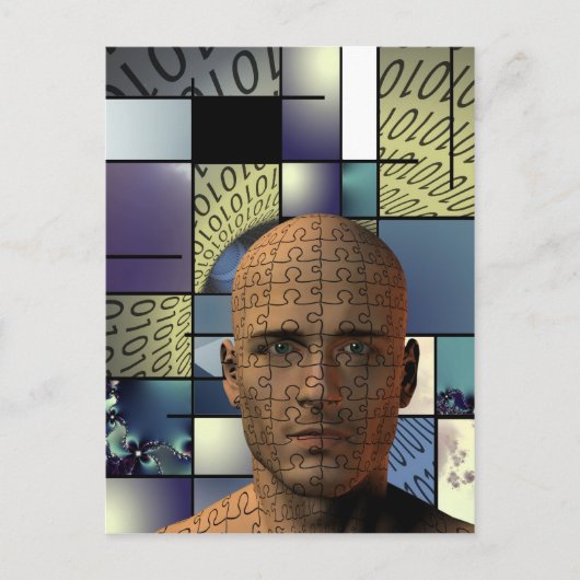 パズルマン ポストカード (正面)