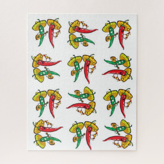 パズルメキシカンピーマン ジグソーパズル (縦)