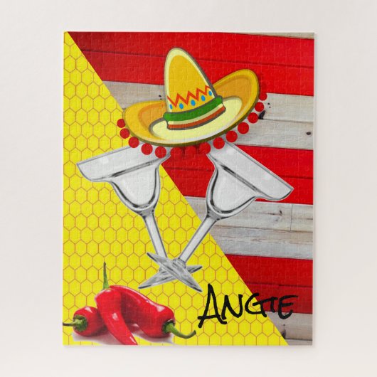 パズルメキシコ飲料熱いピーパー ジグソーパズル (縦)