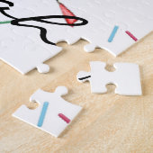 パズルユニコーン虹 ジグソーパズル (側面)