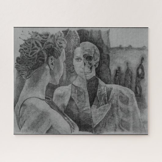 パズルユニークデザイン – 反射 ジグソーパズル (横)