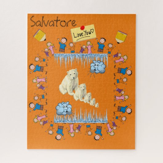 パズルラブキッズポーラベアクラウド ジグソーパズル (縦)