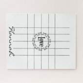 パズルラブブラックライン ジグソーパズル (横)