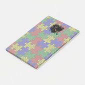 パズルリボングランジハート ポストイット (アングル)