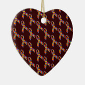 パズルリボン セラミックオーナメント (右)