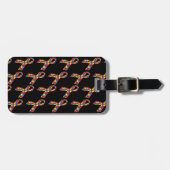 パズルリボン ラゲッジタグ (正面横)