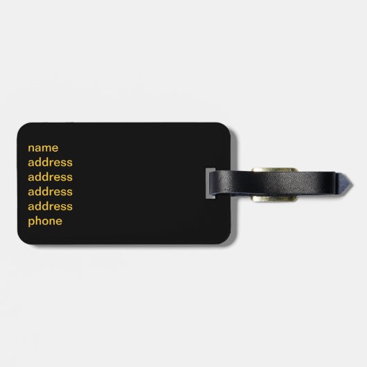 パズルリボン ラゲッジタグ (裏面横)