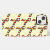 パズルリボン iPhoneケース (裏面横)