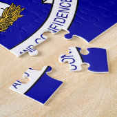 パズルルイジアナ州旗州 ジグソーパズル (側面)