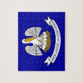 パズルルイジアナ州旗州 ジグソーパズル (縦)