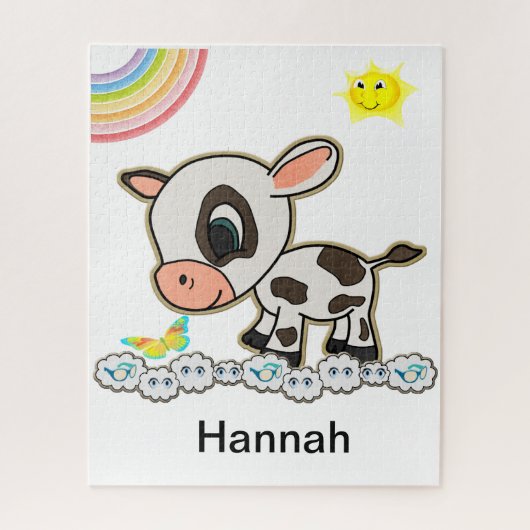 パズルレインボークラウドカウサン ジグソーパズル (縦)