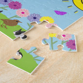 パズルレインボーラビット（昆虫）マルハナバチサン ジグソーパズル (側面)