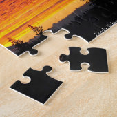 パズルレーニア山および影#7 ジグソーパズル (側面)