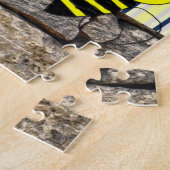 パズルロックキャットシープフローラ（昆虫）マルハナバチフローラ ジグソーパズル (側面)