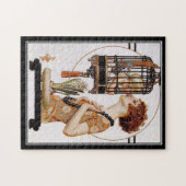 パズルヴィンテージレディベビーケージ ジグソーパズル (横)