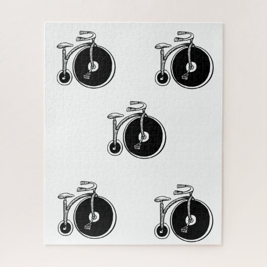 パズルヴィンテージ自転車 ジグソーパズル (縦)