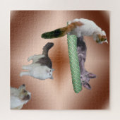 パズルー浮遊する猫 ジグソーパズル (横)