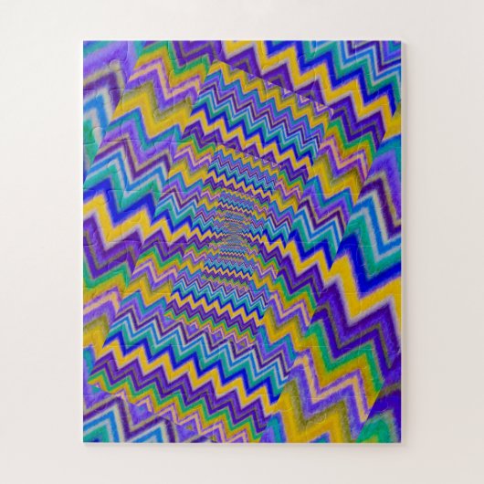 パズル上の多色の渦 ジグソーパズル (縦)