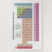 パズル中の要素の定期フランスの表 ジグソーパズル (縦)