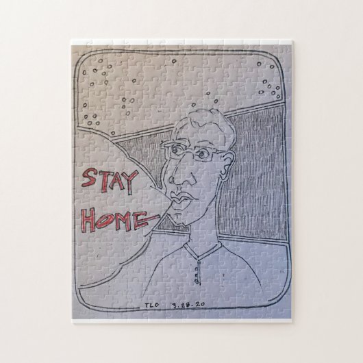 パズル付き/オリジナルアート&メッセージby Tony Cimino ジグソーパズル (縦)