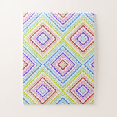 パズル品揃え色黄色と白ストライプ色 ジグソーパズル (縦)