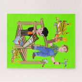 パズル大工ツールハンマー ジグソーパズル (横)