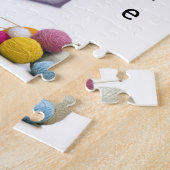 パズル子猫ラブキャットヤーンを採用 ジグソーパズル (側面)