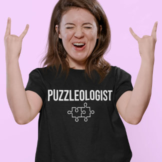 パズル専門おもしろいキューブパズルスピードスローガン Tシャツ