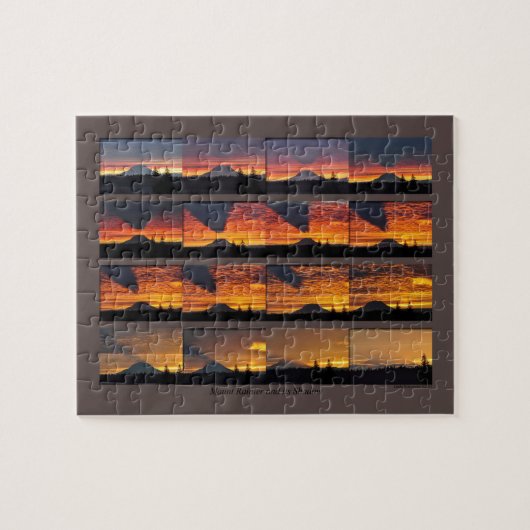 パズル山レイニアとその影 ジグソーパズル (横)