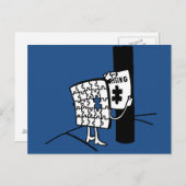 パズル恋しく思の ポストカード (正面/裏面)