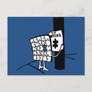 パズル恋しく思の ポストカード