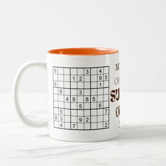パズル愛好家のための公式Sudoku Coffee Mug ツートーンマグカップ (左)