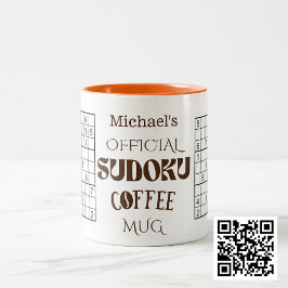 パズル愛好家のための公式Sudoku Coffee Mug ツートーンマグカップ
