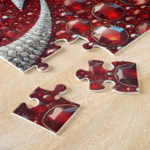 パズル抽象芸術トルコ色 ジグソーパズル (側面)