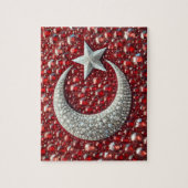 パズル抽象芸術トルコ色 ジグソーパズル (縦)